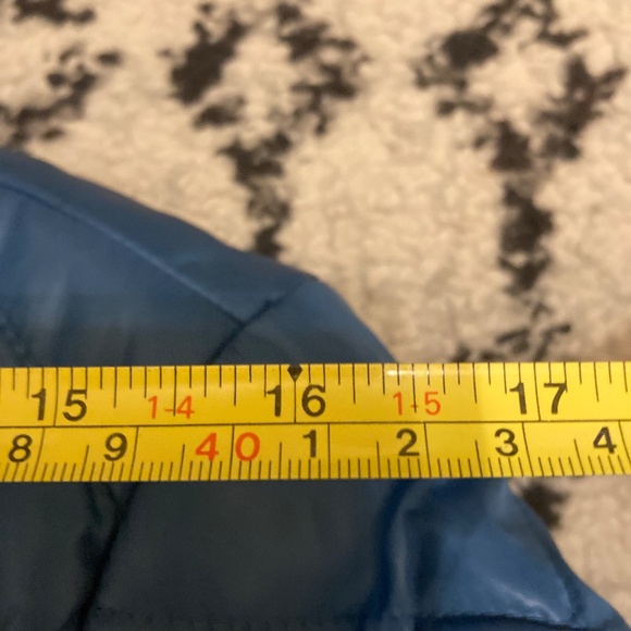 Women's Kenneth Cole Quilted Winter Jacket Faux Shearling Lined Blue Size M Snow - Picture 16 of 17